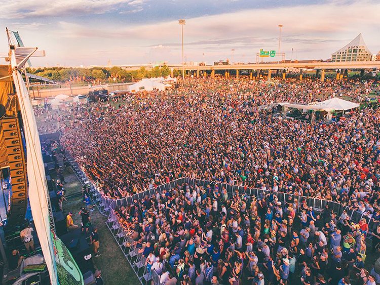 Forecastle, a successful festival in downtown Louisville KY, draws fans, festival sponsors and unique brand activations